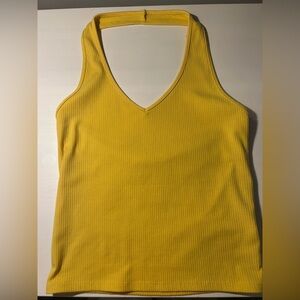 American Eagle halter top, yellow